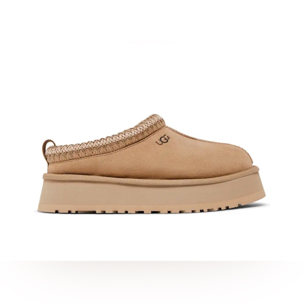 UGG Tazz Platform Slippers- Mustard Seed